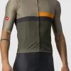 Castelli A Blocco Fietsshirt -Fietskleding en -uitrusting 364 barkgreenpoporangedarkgra 5 product 1