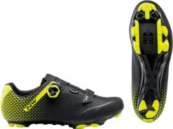 NorthWave Origin Plus 2 MTB Schoenen -Fietskleding en -uitrusting 410328045 nw origin plus 2 black yellow fluo 8021200504 main