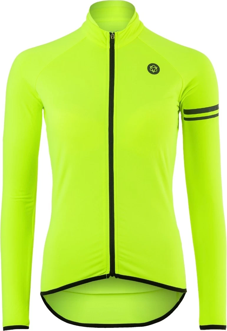 Agu Essential Thermo HiVis Lange Mouwen Fietsshirt Dames 3 Agu Essential Thermo HiVis Lange Mouwen Fietsshirt Dames
