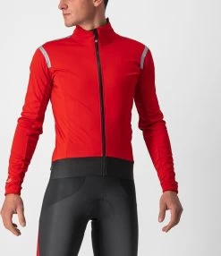 Castelli Alpha RoS 2 Light Fietsjas Heren -Fietskleding en -uitrusting 4520503 023 redsilverreflexblack product 23734