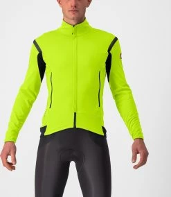 Castelli Perfetto RoS 2 Fietsjas Heren -Fietskleding en -uitrusting 4522511 383 electriclimedarkgray product 29973