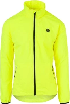 Agu Go Regenjack Essential -Fietskleding en -uitrusting agu ess go regenjack geel 1