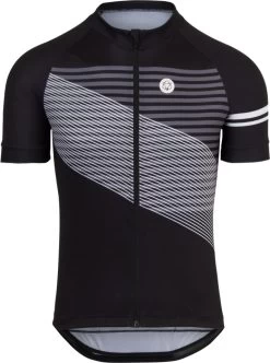 Agu Striped Fietsshirt -Fietskleding en -uitrusting agu striped jersey zwart voor