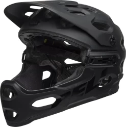 Bell Super 3R MIPS Full Face Helm -Fietskleding en -uitrusting bell super 3r mips mountainbikehelm zwart