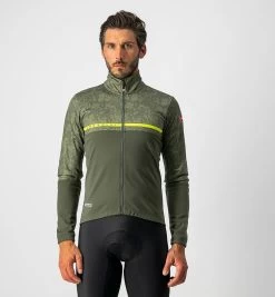 Castelli Finestre Fietsjas Heren -Fietskleding en -uitrusting castelli finestre jacket military green kopie