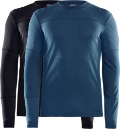 Craft Core 2-Pack Baselayer Ondershirt 6 Craft Core 2-Pack Baselayer Ondershirt -Fietskleding en -uitrusting craft core 2 pack baselayer tops ondershirt zwart blauw