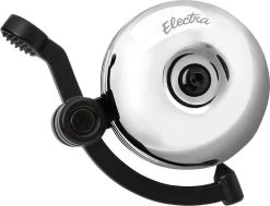 Bontrager Electra Domed Linear Fietsbel -Fietskleding en -uitrusting electra domed silver 1