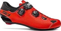Sidi Genius 10 Racefiets Schoenen -Fietskleding en -uitrusting gen10 zwartrood