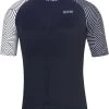 Gore C5 Fietsshirt -Fietskleding en -uitrusting gore c5 jersey blauw wit 12