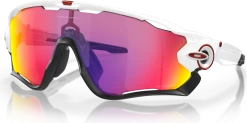 Oakley Jawbreaker Prizm Fietsbril -Fietskleding en -uitrusting oakley jawbreaker prizm fietsbril wit zwart prizm road
