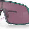 Oakley Sutro Prizm Iridium Fietsbril -Fietskleding en -uitrusting oakley sutro prizm iridium fietsbril groen paars prizm road black