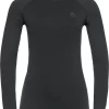 ODLO Performance Warm Eco LS Crew Neck Graphite Ondershirt Dames