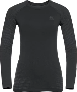 ODLO Performance Warm Eco LS Crew Neck Graphite Ondershirt Dames