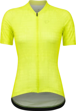 Pearl Izumi Attack Dames Fietsshirt -Fietskleding en -uitrusting pearl izumi attack jersey dames geel 1
