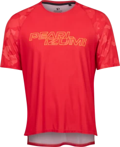 Pearl Izumi Elevate Korte Mouwen Fietsshirt -Fietskleding en -uitrusting pearl izumi elevate jersey rood 1