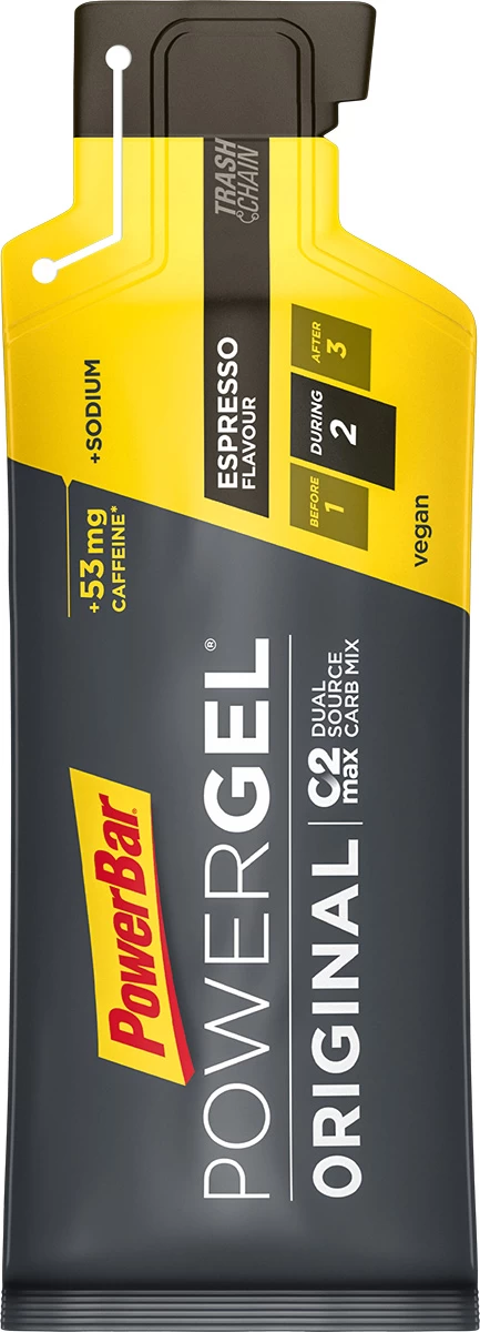 PowerBar Powergel Original + Caffeïne 4 PowerBar Powergel Original + Caffeïne - Afbeelding 2