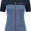 Rogelli Melange Fietsshirt Dames 1 Rogelli Melange Fietsshirt Dames -Fietskleding en -uitrusting rogelli melange jersey dames paars roze