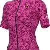 Ale Papillon Fietsshirt Dames -Fietskleding en -uitrusting roze hoofd