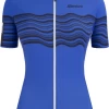 Santini Tono Profilo Fietsshirt Dames -Fietskleding en -uitrusting santini tono profilo jersey dames blauw