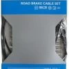 Shimano Rem Kabelset Race Sil-Tec Coating -Fietskleding en -uitrusting shimano road brake kabelset zwart
