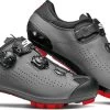 Sidi Eagle 10 Mega MTB Schoenen -Fietskleding en -uitrusting sidi mtb eagle grijs rode noppen
