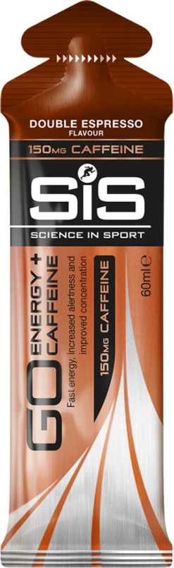 SiS GO Energy Cafeïne Gel -Fietskleding en -uitrusting sis go energy cafeine gel dubbel espresso