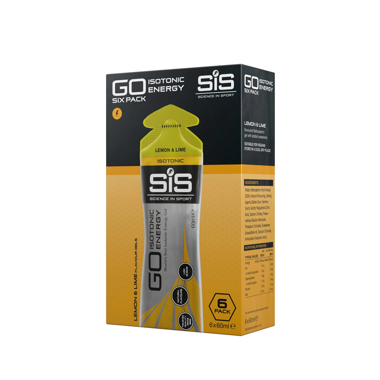SiS GO Isotonic Gel 6-Pack 3 SiS GO Isotonic Gel 6-Pack