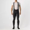 Castelli Velocissimo 5 Lange Fietsbroek -Fietskleding en -uitrusting velocissimo 5 bibtight zwart rood voor