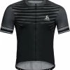 ODLO Stand-Up Collar Zeroweight Fietsshirt -Fietskleding en -uitrusting zeroweight zwart grijs 1